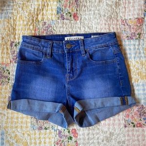 super stretchy jean shorts